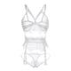 thumbnail image 1 of Gibobby Ropa interior mujer sexy Conjunto de Lencería Sexy de Colegiala, Pijamas Caseros Sexy para Mujer, Ropa de Encaje Regalo de Aniversario(Blanco, G), 1 of 5