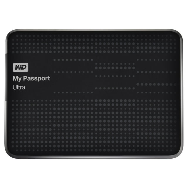 (Old Model) WD My Passport Ultra 1 TB Portable External USB 3.0 Hard Drive with Auto Backup, Black