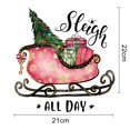 thumbnail image 2 of CherryHome Fade-resistant Heat Transfer Pad Clothes Sticker Iron on Patch Christmas Style Colorful Letter Print Great Stickiness Anti-slip Diy Heat Transfer, 2 of 8