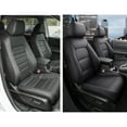 thumbnail image 3 of HKZ CRV Car Seat Covers Full Set for Honda CR-V 2023-2026 CRV-Leather(Black), 3 of 5
