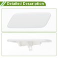 thumbnail image 6 of Front Left Side Bumper Headlight Washer Nozzle Cover Cap for Toyota Prado 2012-2015 White Bumper Trim Nozzle Cover 1 Pc, 6 of 7