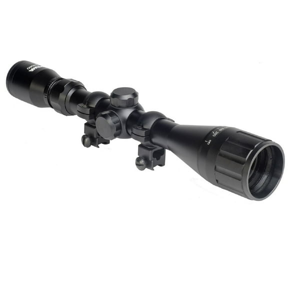 Hatsan Optima 3-9x40AO Airgun Scope w/ Rings 1 in Black Aluminum Adjustable Objective