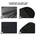 thumbnail image 3 of LOLIPPYY 1 PCS Black Backseat Cover Polyester Fiber Scratchproof Dog Seat Cover For Car Travel, 3 of 8