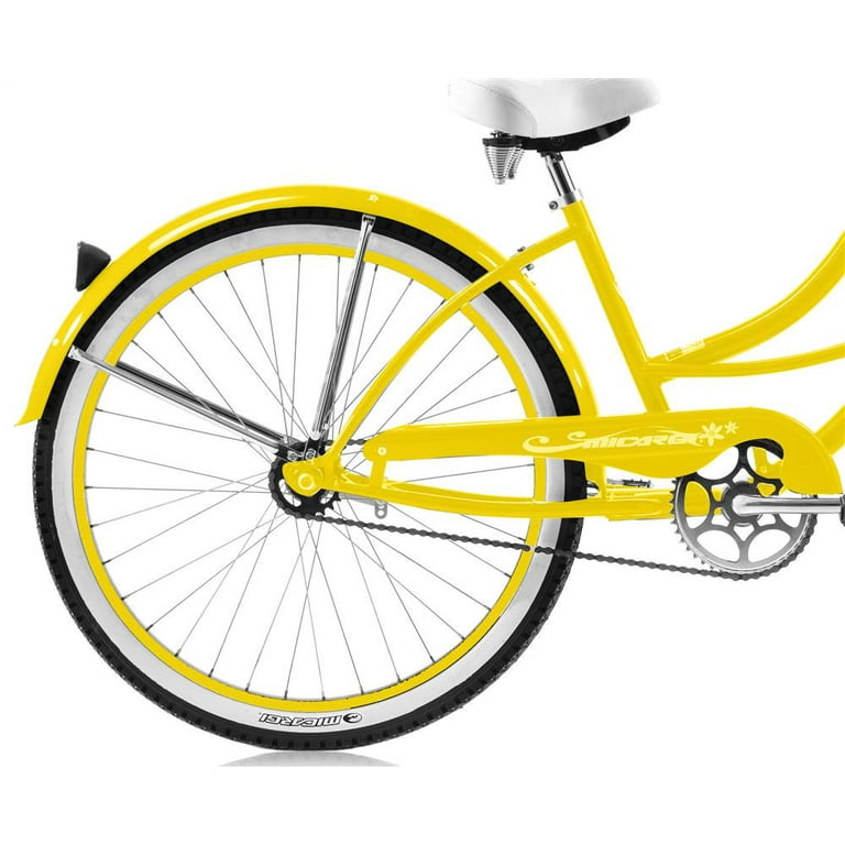 26 in. Beach Cruiser in Yellow