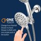 thumbnail image 2 of Sistema de ducha Waterpik One-Touch Dual 2 en 1 cromado 1.8 gpm, 2 of 9