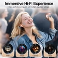 thumbnail image 6 of Open-Ear Headphones, Wireless Clip On Earbuds with Touch Screen Charging Case 60H Playtime, Bluetooth 6.0, IPX7 Waterproof, Lightweight Comfort, Stable Fit, Open-Ear Safety Design for Workout/Running, 6 of 13