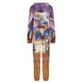thumbnail image 5 of Dumbo Women Men Pajamas Zipper Onesie Jumpsuit Hooded One Piece Sleepwear, 5 of 8