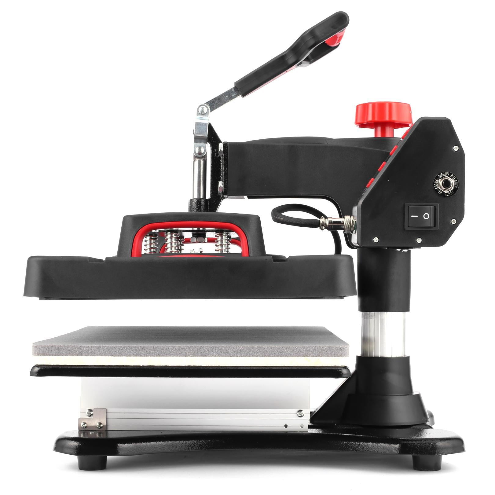5 in 1 Heat Press Machine 12'' x 15'', Heating Evenly Digital Sublimation Press, 360° Swing Away Heat Transfer Machine for T-shirt Mug Hat sports gifts