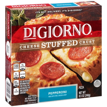 DIGIORNO Cheese Stuffed Crust Pepperoni Pizza 8.5 oz. Box