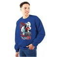 thumbnail image 3 of The Smurfs Kanji Peep The Drip Sweatshirt for Men or Women Brisco Brands L, 3 of 6