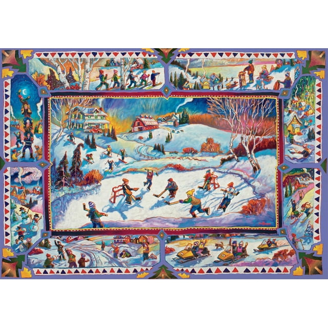 Rompecabezas Buffalo Games Winter Pickup, 300 piezas