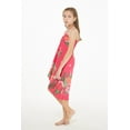 thumbnail image 3 of Girl Hawaiian Halter Dress in Pretty Tropical Hot Pink Size 10, 3 of 5
