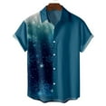 thumbnail image 2 of Tops Para Hombre Tops Con Estampado Navideño Botones Casuales Playa Camisa de Manga Corta Descubierta Sin Posicionamiento Blusa Odeerbi  ODB179699, 2 of 7