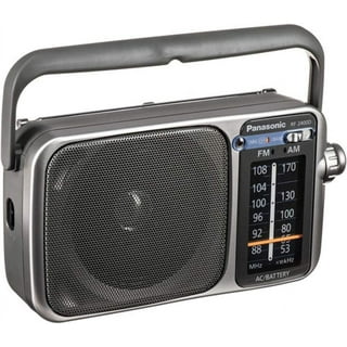 Panasonic RX-D55GC-K Boombox - High Power Portable Stereo AM/ FM Radio, MP3  CD, Tape Recorder with USB & Music Port High Quality Sound with 2-Way  4-Speaker (Black) 