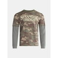 thumbnail image 5 of Netflix Stranger Things Graphic T-Shirt with Long Sleeve Thermal Sleeves from No Boundaries, Men’s and Big Men’s, 5 of 5