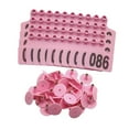 thumbnail image 2 of BELOVING 100x Cattle Ear Tags Goats with Number 001-100 Farm Animal Tags for Livestock Pink, 2 of 10