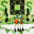 thumbnail image 6 of Ayieyill St Patricks Day Decorations 2PCS St Patricks Gnomes for Kids Home Table Ornament St. Patrick's Day Gifts Irish Gnome Plush Elf Scandinavian Handmade Swedish Tomte Leprechaun 20in (Green), 6 of 6