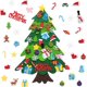 thumbnail image 1 of Adornos de árbol de Navidad de fieltro desmontables, decoración de pared de Año Nuevo, regalos de Navidad para niños, decoraciones navideñas de bricolaje utilizadas para la decoración de, 1 of 5