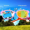thumbnail image 3 of LNKOO nti Blue Light Glasses for Kids Computer Glasses,Silicone Goggles Soft Frame UV Protection Anti Glare Eyeglasses Computer Glasses Video Gaming Glasses (2 pks Pink-Green+Blue-Yellow), 3 of 7