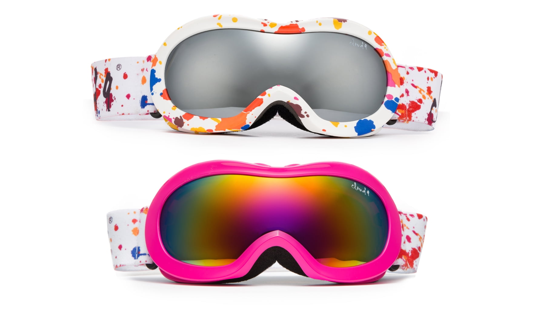 Cloud 9 -Professional Kids Ski Goggles Double Dual Lens Three Layers Foam UV400 Protection Anti-Fog Snowboarding Boys... by