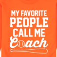 thumbnail image 3 of Instant Message - My Favorite People Call Me Coach - Men's Crew Neck Fleece Pullover, 3 of 7