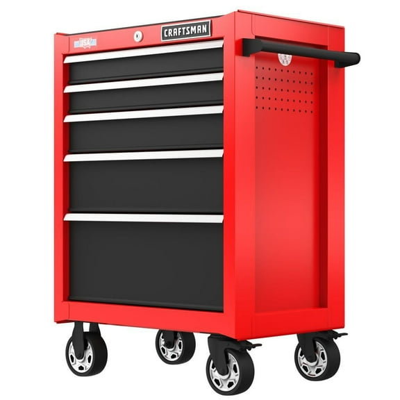 Craftsman S2000 26 Inch 5-Drawer Rolling Tool Cabinet