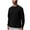 268#Black, variant on Men's Long Sleeve Shirt Cotton Crew Neck Shirts Mens Casual Loose fit Shirts Lightweight Crew Neck Long Sleeve Gym Workout Athletic Tee Shirts Outdoor Workout Tops Hippie T-Shirt