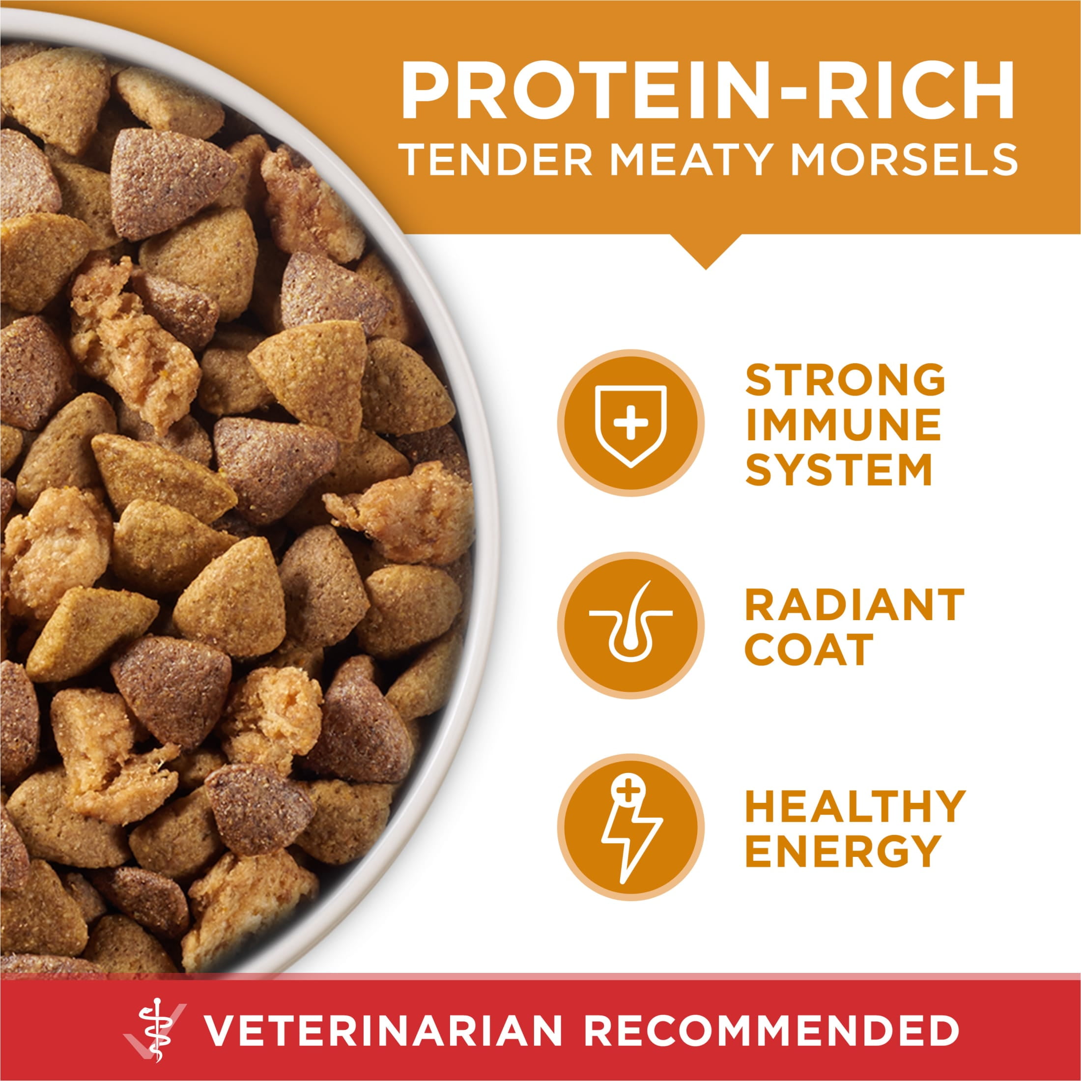 Purina One Dry Dog Food for Adult Dogs High Protein, Real Chicken & Rice,  16.5 lb Bag
