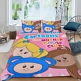 thumbnail image 2 of Club de la Madre Gansa Conjunto de sábanas temático, trío de piezas, cómodo y amigable con la piel, diseño único, regalo de decoración para el hogar para familiares, amigos y fans,140cm *210cm, 2 of 6