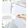 thumbnail image 2 of Bevtee Photo Album Self Adhesive 4x6 8x10 DIY Picture Scrapbook, 40 Pages Linen Cover with Display Window, with Pen, for Moms, Families, Babies, and Weddings, 2 of 6