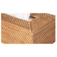 thumbnail image 2 of SEYATPOOL Rectangular Rattan Tissue Box Cover (Brown), 2 of 6