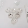 thumbnail image 1 of Mini Gold Storage Tray, Silver Cake, Fruit Plate, Jewelry Display, Plastic Party Sushi, Home Decor, Sauce Dish, 20Pcs Silver D, 1 of 6