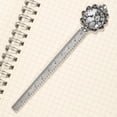 thumbnail image 3 of Black and White Easter Bookmarks: Vintage Silver Lace-Edged Bookmark - a Gift for Readers and Book Lovers, 3 of 5