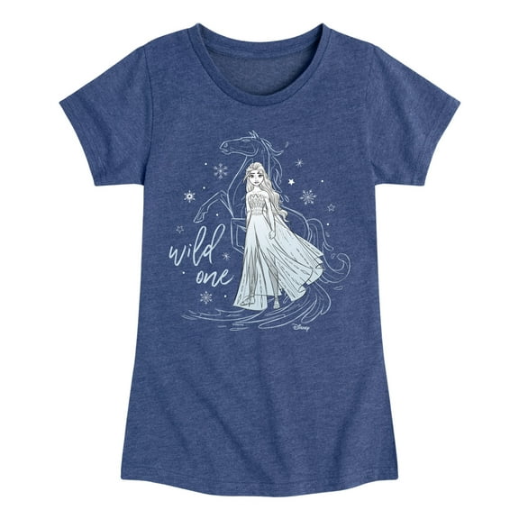 Frozen 2 - Wild One - Toddler And Youth Girls Short Sleeve Graphic T-Shirt