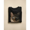 thumbnail image 3 of Portrait Of A Cat Sweatshirt Women -SPIdeals Designs, Female Medium, 3 of 4