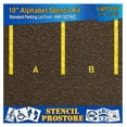 thumbnail image 4 of Pavement Stencils - 10 inch Alphabet KIT Stencil Set - (28 Piece) - 10" x 7.5" x 1/16" (63 mil) - Light-Duty, 4 of 5