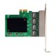 thumbnail image 3 of Tarjeta de Red Gigabit Pci-E X1 Tarjeta de Red Ethernet Pci-Express de 4 Puertos Tarjeta Lan Ethernet Rtl8111F, 3 of 5