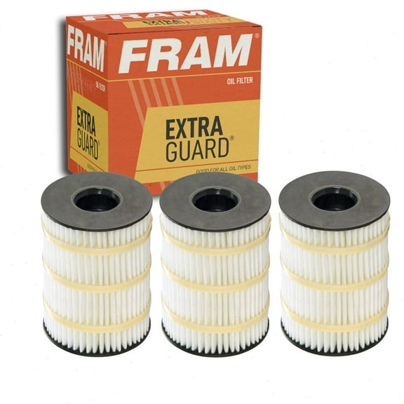 3 pc FRAM CH11007 Extra Guard Engine Oil Filters for 1033 CO843 L25904 LF120 P1419 P843 VO-131 Oil Change Lubricant Filters