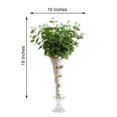 thumbnail image 3 of Efavormart 2 Pack | 19'' Tall Light Green Artificial Eucalyptus Sprays For Wedding Arch Gazebo Home Decoration, 3 of 10