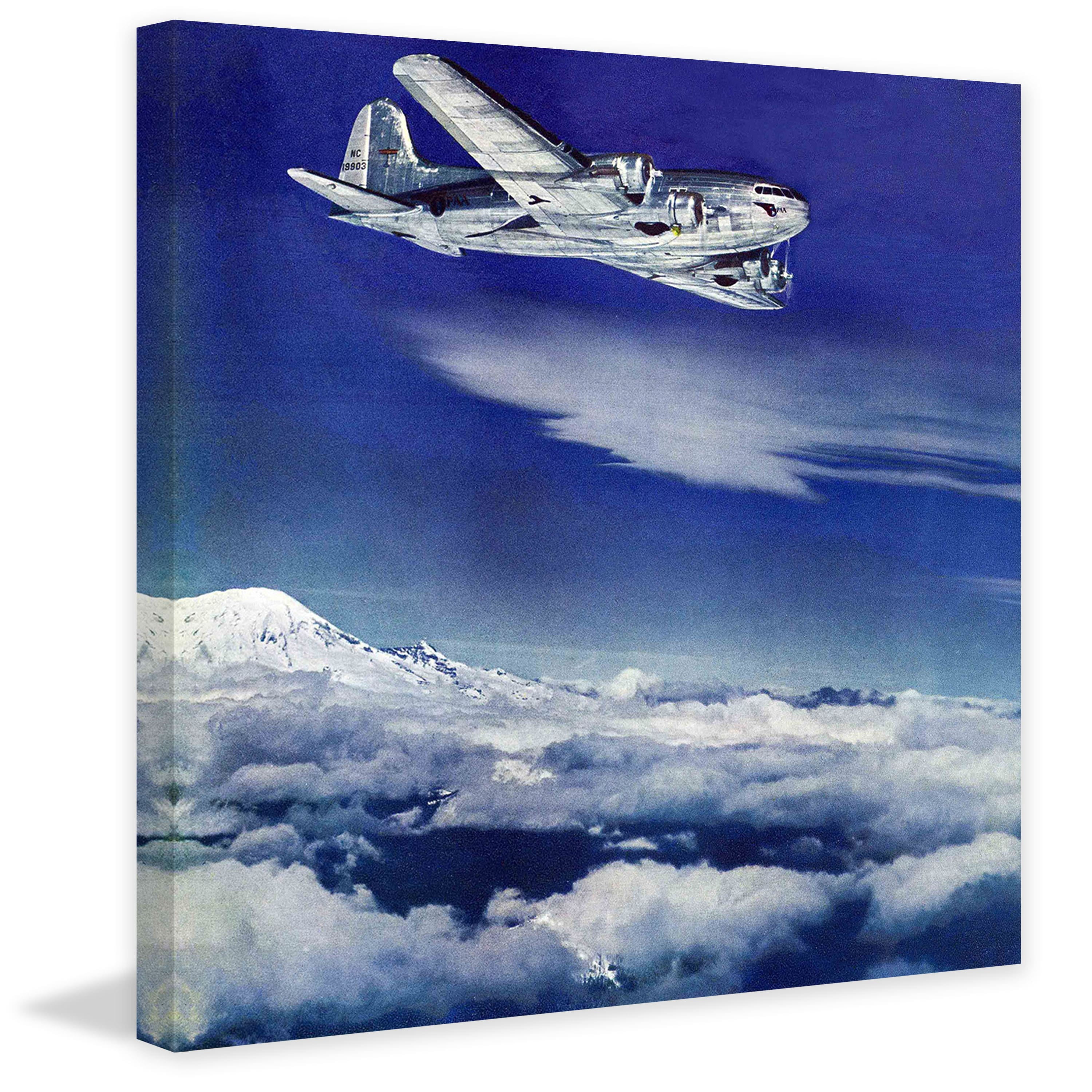 "Above the Clouds" Painting Print on Wrapped Canvas