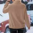 thumbnail image 7 of Ounisa Women's Half Zip Sherpa Fleece Pullover Warm Oversized Sweatshirts Soft Fuzzy Jackets for Fall Winter 2025, 7 of 7
