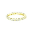 thumbnail image 2 of Natural 1.50Ct Princess Cut Diamond Bar Set Women's Anniversary Wedding Eternity Band Ring Solid 14k Yellow Gold H SI2, 2 of 3