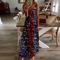 thumbnail image 2 of Giftesty Summer Dresses for Women Summer Dresses for Women Print Sleeveless Round Neck Dress Casual Dresses, 2 of 5