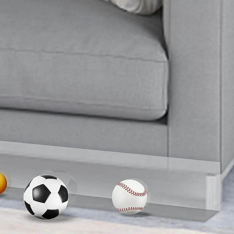 LAMINET Deluxe Under Couch Toy Blocker - Keep Toys and Other Objects from Disappearing Under Furniture. Attaches Easily to The Bottom of Couches and