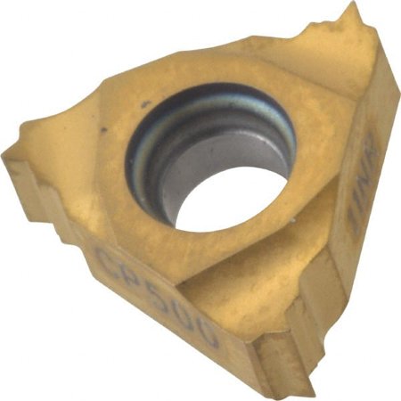 

Seco 11NR Internal Right Hand 28 UN Laydown Threading Insert Grade CP500 TiAlN/TiN Coated Carbide