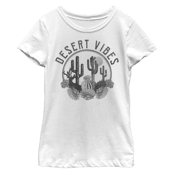 Girl's Lost Gods Cactus Desert Vibes  Graphic T-Shirt