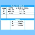thumbnail image 3 of Vestido para Dama Mima2 Ligero Juvenil Floreado Negro con Blanco Talla M, 3 of 3