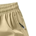 thumbnail image 3 of DPTALR George Men's Swim Trunks Quick Dry Bathing Suit Beach Board Shorts for Men with Pockets #Khaki Big and Tall Men L, 3 of 4