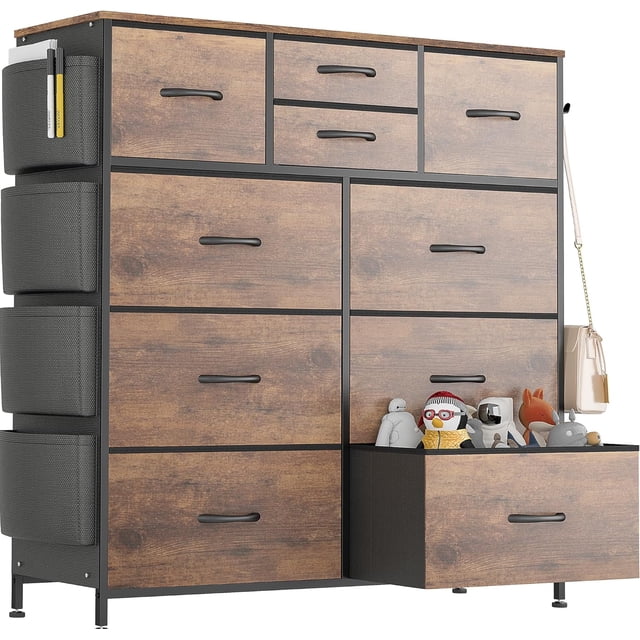 Commode pour Chambre avec 10 Tiroirs