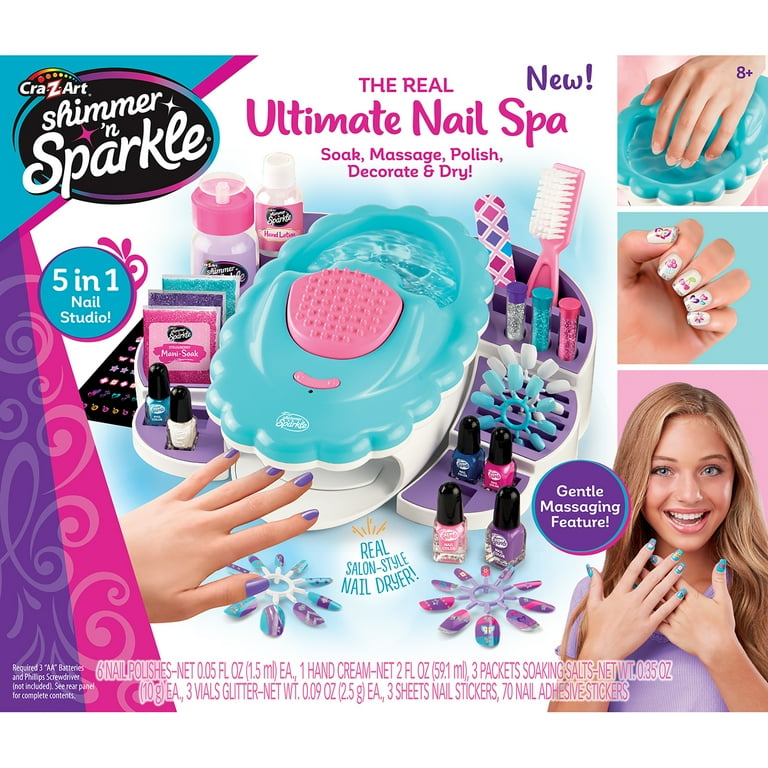 Shimmer 'N Sparkle: The Real Ultimate Nail Spa - 5-In-1 Nail